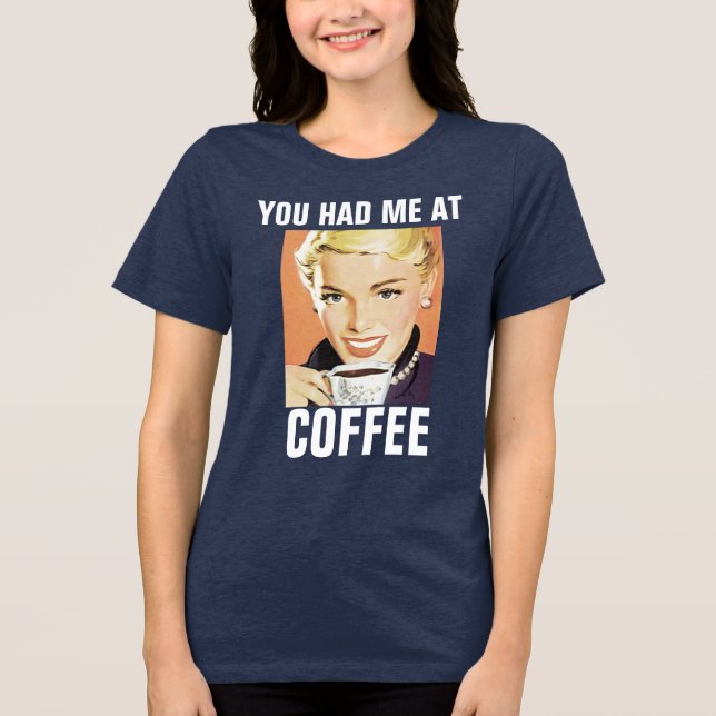CAMISA RETRÔ MENINA DO CAFÉ (Frente)