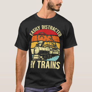 Camisa Retro Meninos Fácilmente Distraídos Por Tre