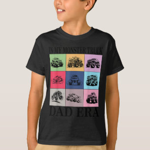 Camisa Retro Monster Truck Dad em Monster Truck Da