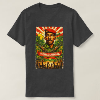 Camisa Revolucionária Thomas Sankara tee Pan-Afric