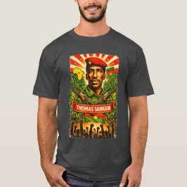 Camisa Revolucionária Thomas Sankara tee Pan-Afric