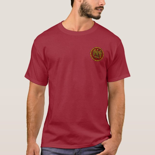 Camisa romana do selo de SPQR Aquila (Frente)