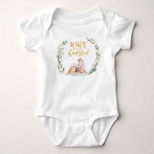 Camisa Romper Winter Onederland 1º Aniversário Vea