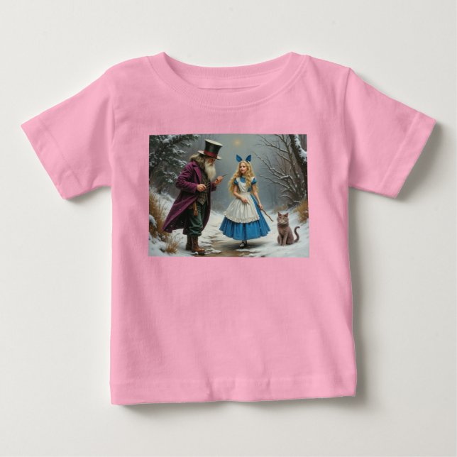 Camisa rosa bebê Winter Alice (Frente)