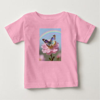 Camisa Rosa Butterfly Bliss