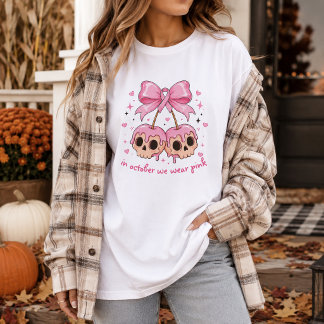 Camisa Rosa de Conscientização sobre Câncer de Mam