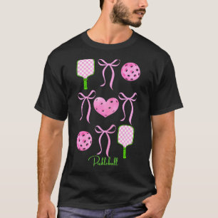 Camisa rosa de pickleball para meninas que amam jo