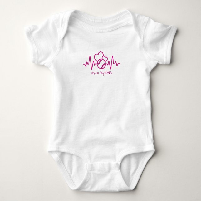 Camisa rosa do Baby Baller (Frente)