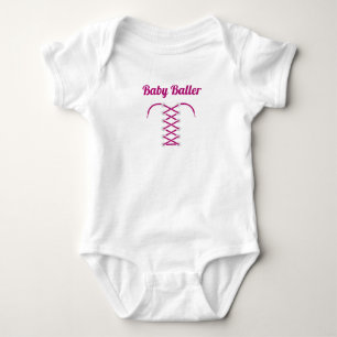 Camisa rosa do Baby Baller