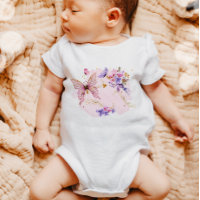 Camisa Rosa Floral de Aniversário Menina Jardim de