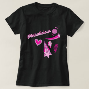 Camisa Rosa Retro Feminina Poderosa