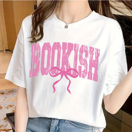 Camisa Rosa Vintage Bookish - Presente para Amante