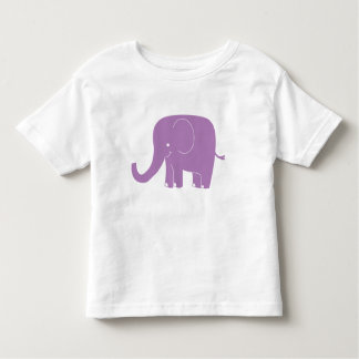 Camisa roxa da criança do elefante