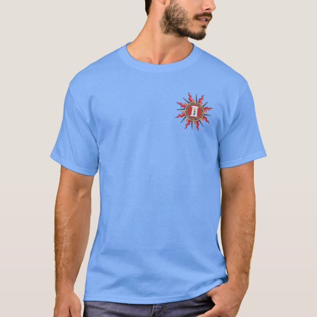 Camisa RUM azul (Frente)