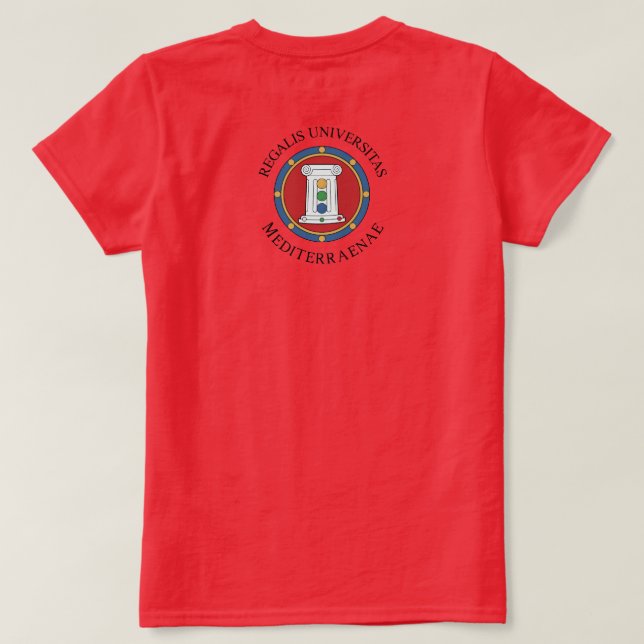 Camisa RUM vermelha (Verso do Design)