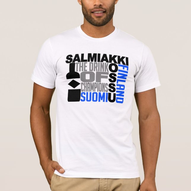 Camisa Salmiakki Kossu - escolha estilo e cor (Frente)