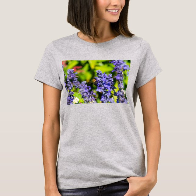 Camisa Salvia Com Abelha (Frente)
