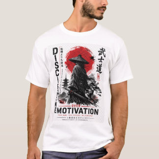 Camisa Samurai Disciplina Sobre Motivação –