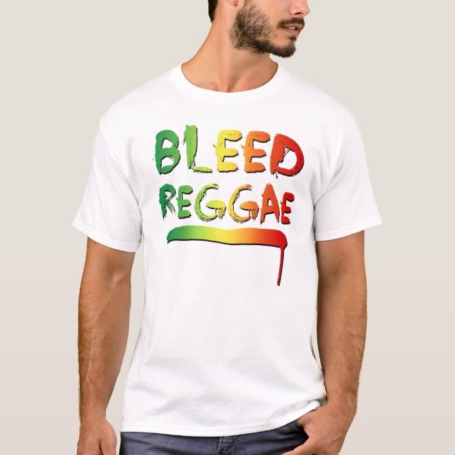 Camisa sangrada da reggae (Frente)