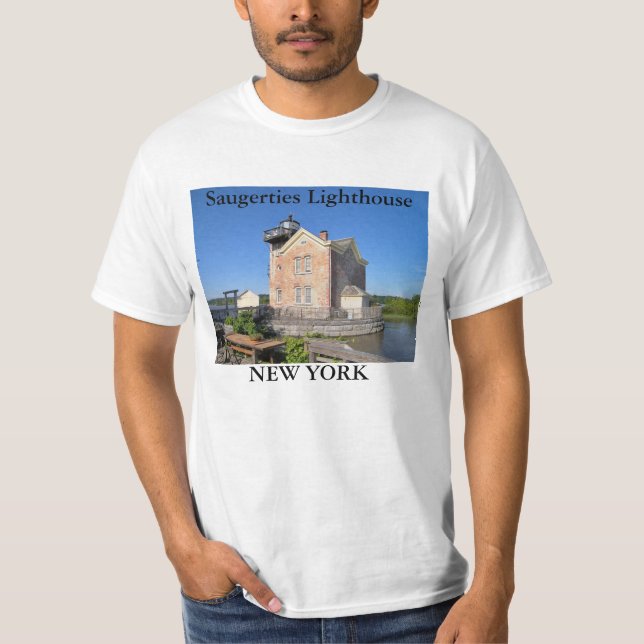 Camisa Saugerties Lighthouse, Nova York (Frente)