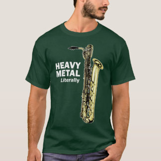 Camisa Saxofônica de Baritona Metálica Literalment