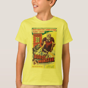 Camisa SciFi do ROBOT MOON 3D