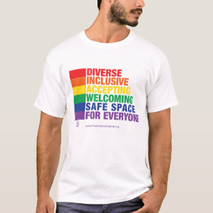 Camisa segura do espaço pelas cores verdadeiras