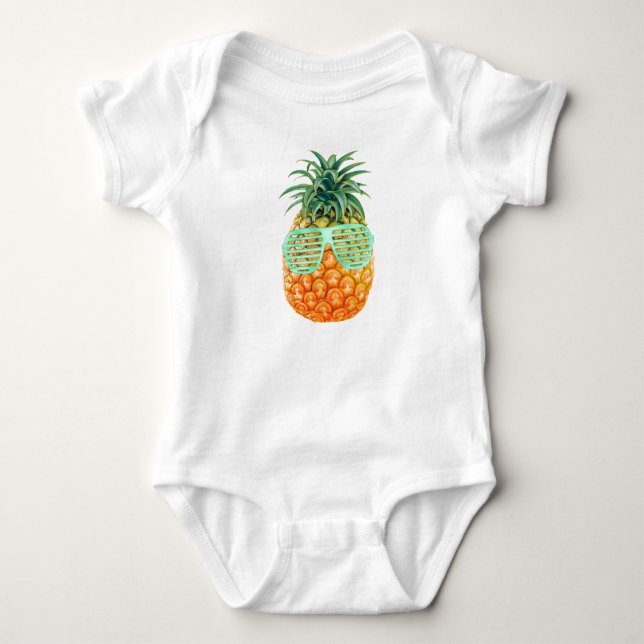 Camisa Sem Manga O abacaxi protege o tanque (Frente)