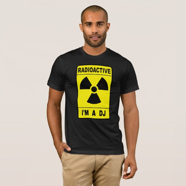 Camisa sem manga Radioactive DJ (Frente Completa)