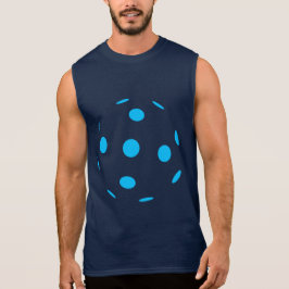 Camisa Sem Manga T-shirt sem mangas do Pickleball dos homens