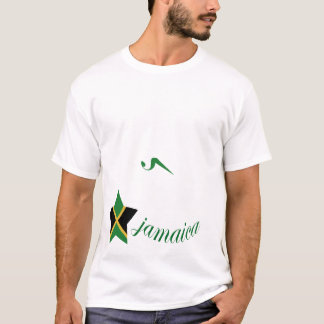 Camisa sem mangas da bandeira T de 07 Jamaica