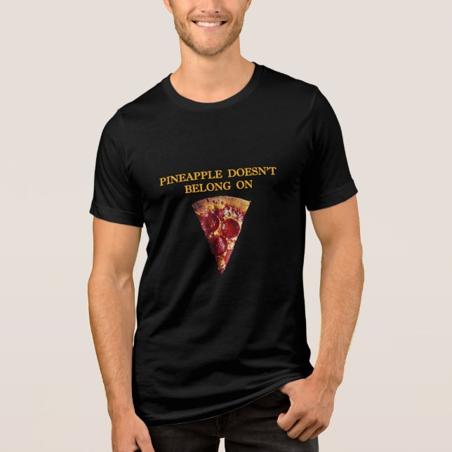 Camisa Sem Pizza de Abacaxi (Frente)