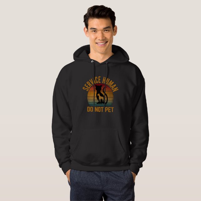 Camisa Serviço Humano Não Acaricie (Frente Completa)