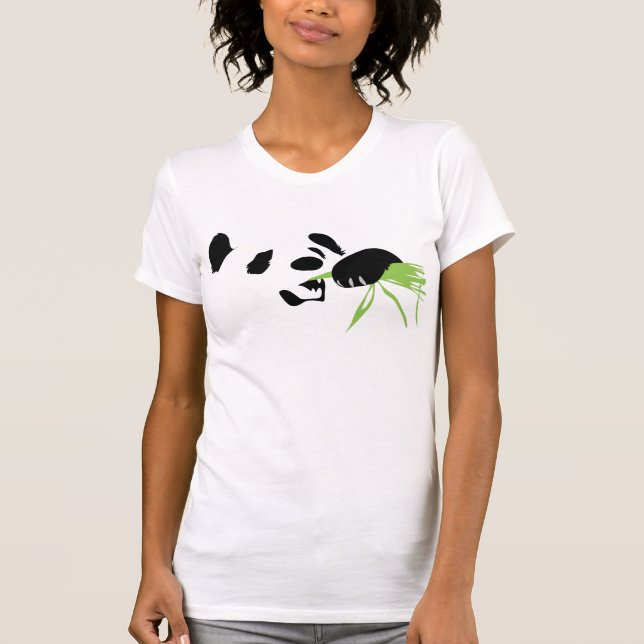 camisa silhueta de panda (Frente)
