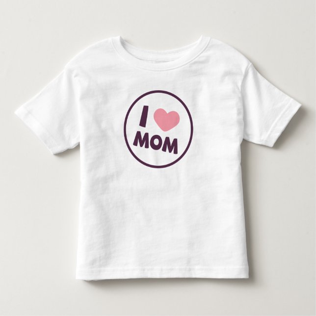 Camisa simples do dia das mães | da mamã do amor (Frente)