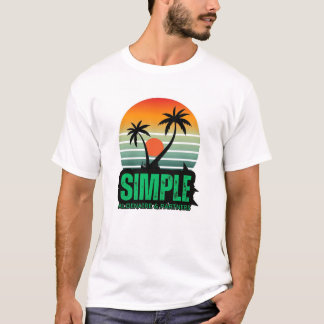 Camisa simples para homens