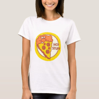 Camisa smelly da etiqueta da pizza retro do digno