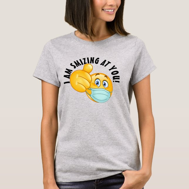 Camisa Smizing Behind The Mask (Frente)