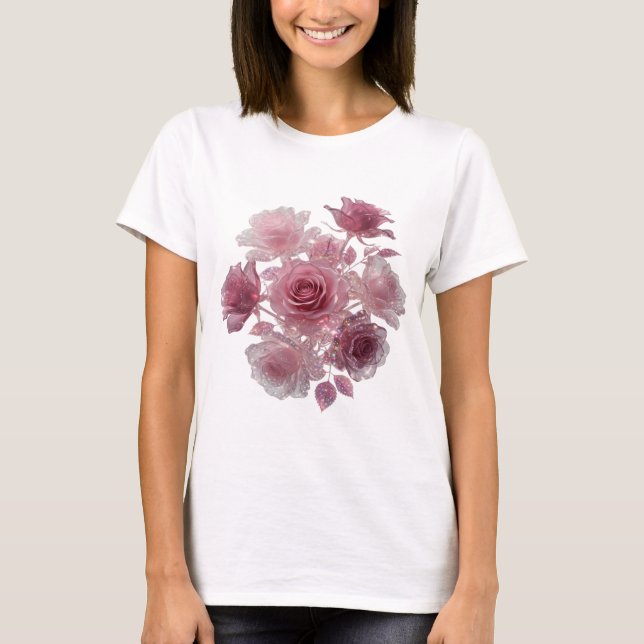 Camisa Snappy Silver ROSAS GLAMOUROSAS Tee (Frente)