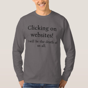 camisa sobre clicar em sites