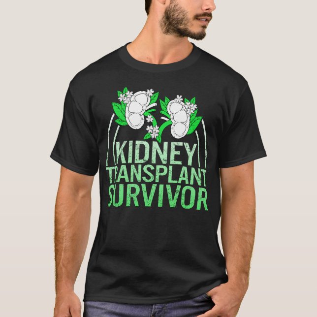 Camisa Sobrevivente De Transplante Renal, Doação D (Frente)
