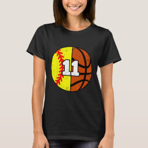 Camisa Softll Sketll Número 11 Piada de Aniversári