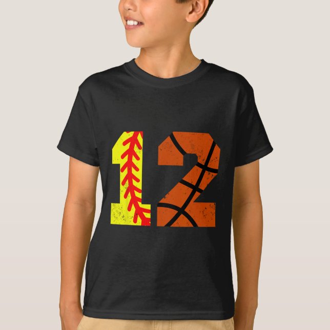 Camisa Softll Sketll Número 12 Camisa Engraçada An (Frente)