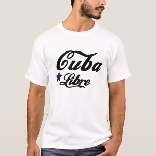 Camisa solitária da estrela de Cuba Libre