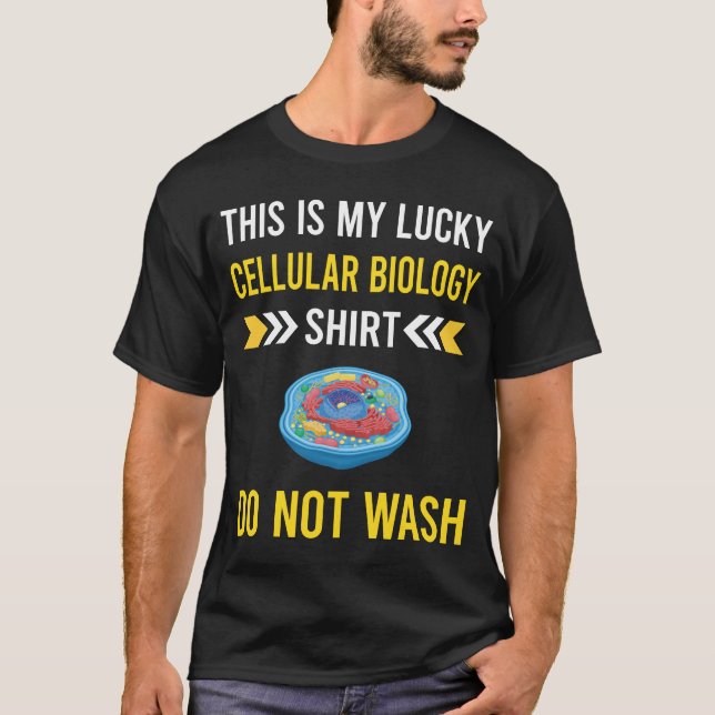 Camisa Sortuda Biologia Celular Biólogo (Frente)