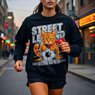 Camisa Street Legend Soccer Cat para Amantes de Es
