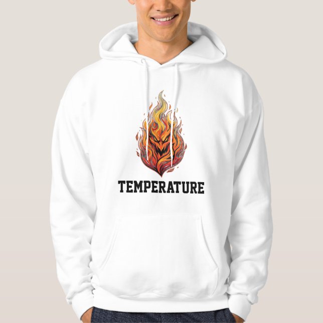 Camisa Streetwear Fire Line Temperature (Frente)