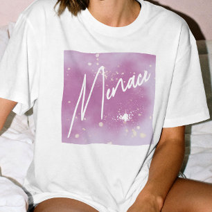 Camisa Subtil de Lesbiana Ameaçadora de Lavanda WL