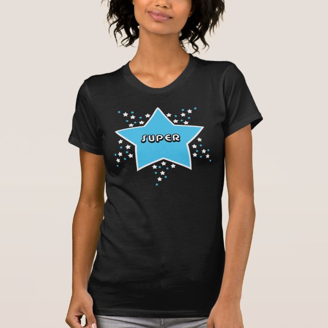 Camisa super da estrela - azul e camisa cabida (Frente)