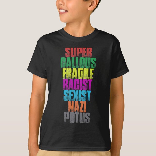 Camisa Super Insensível Frágil Potus Anti-trump Pr (Frente)